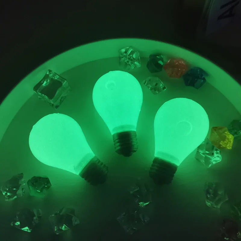 GlowBulb Squish | Glow-in-the-Dark Light Bulb Squishy