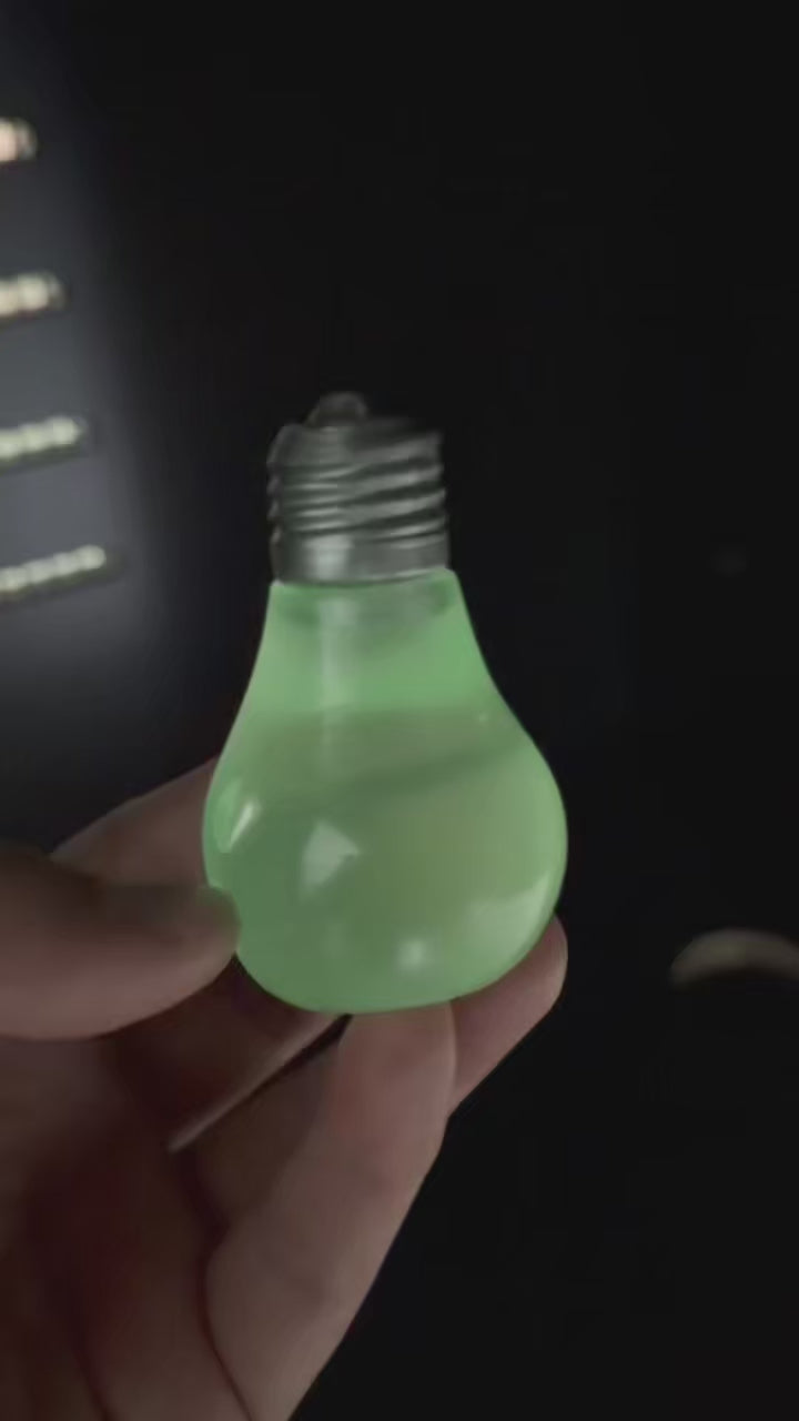 GlowBulb Squish | Glow-in-the-Dark Light Bulb Squishy